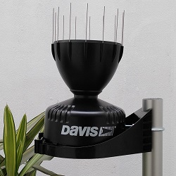 Pluviómetro "DAVIS" de vaciado automático de 0.2mm con datalogger